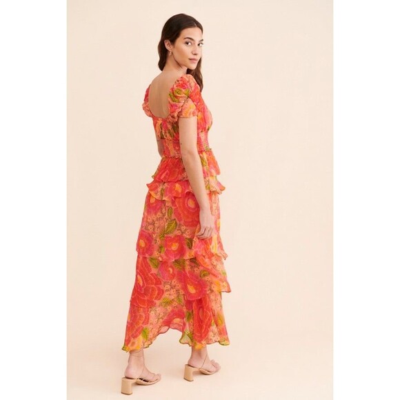 Farm Rio Blooming Floral Maxi Dress XL - Picture 9 of 9